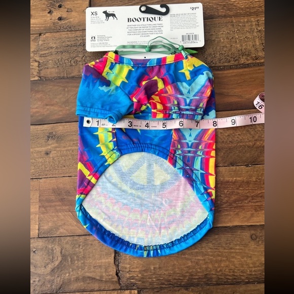 Dog Cat Halloween Costume 2 pc 70s Bootique Pet Costume Set Size XSmall - Picture 12 of 15